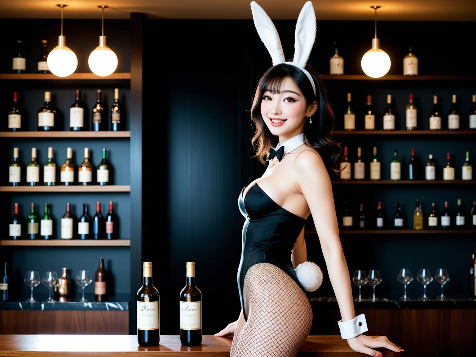 たまらん｜バニーガールのバー誘惑｜無料AIエロ画像30枚 4/30