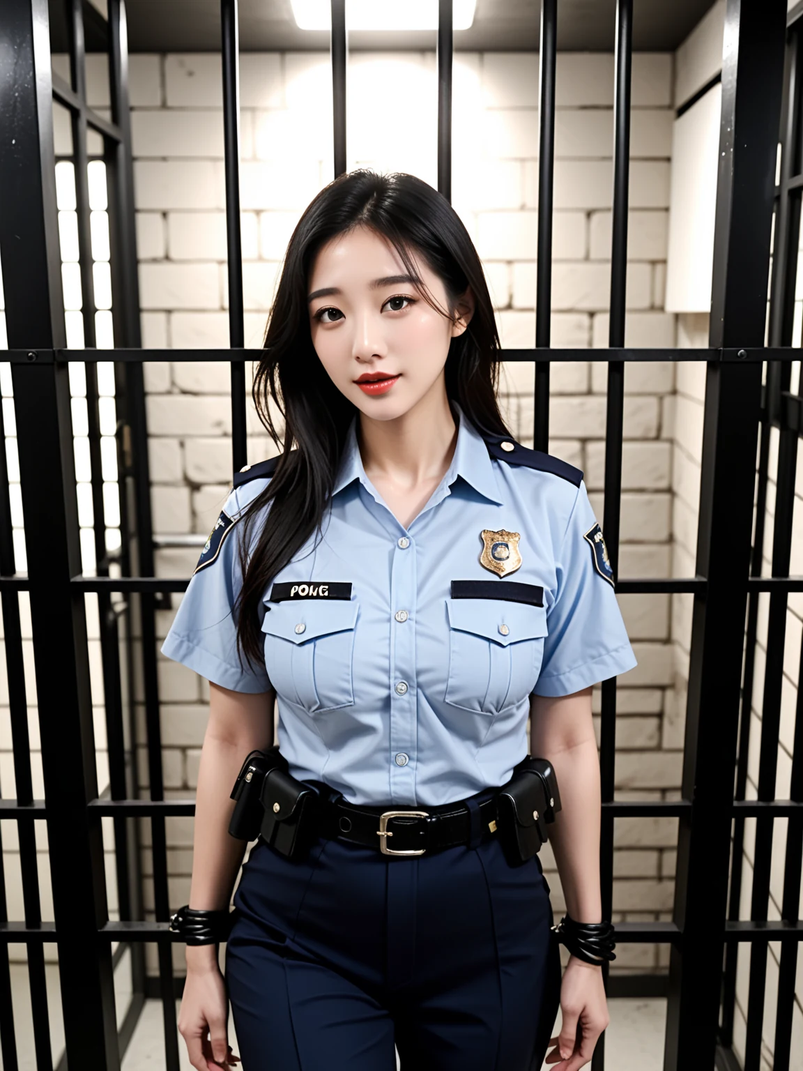 Wild: Policewoman Cell Restraint Play — Free AI Porn 28 Pics (18+) 2/28