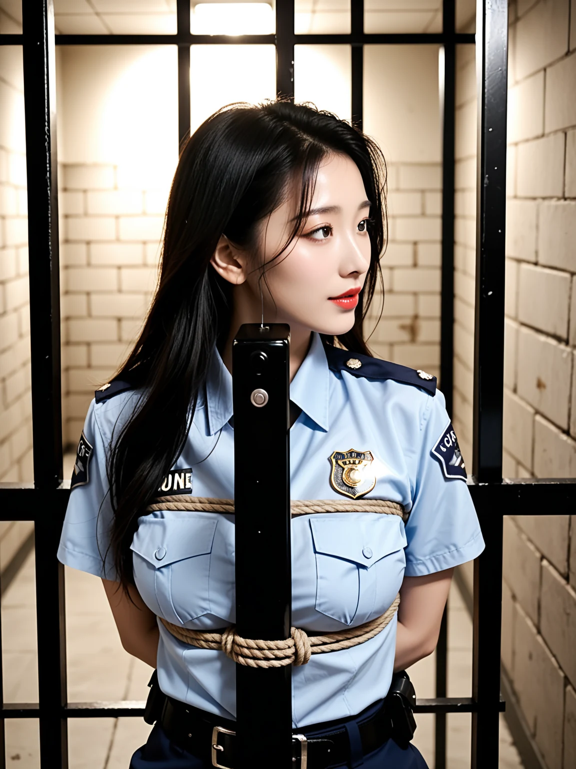 Wild: Policewoman Cell Restraint Play — Free AI Porn 28 Pics (18+) 4/28