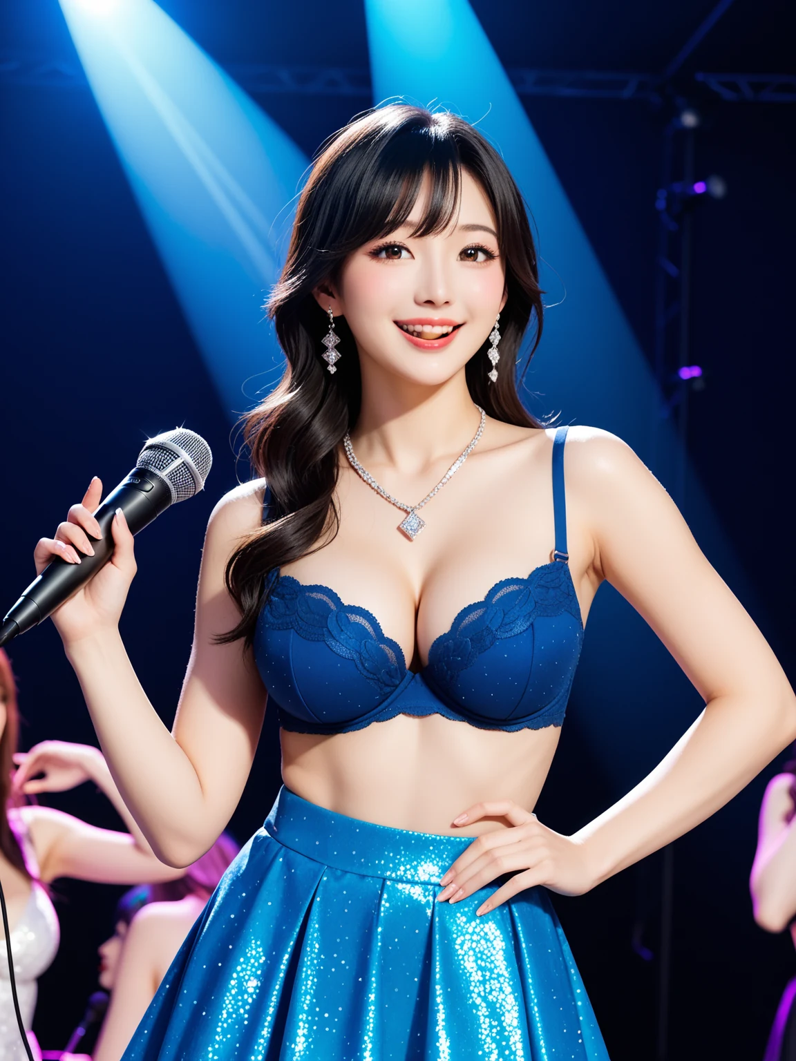 たまらん｜アイドルのステージ誘惑｜無料AIエロ画像32枚 8/32