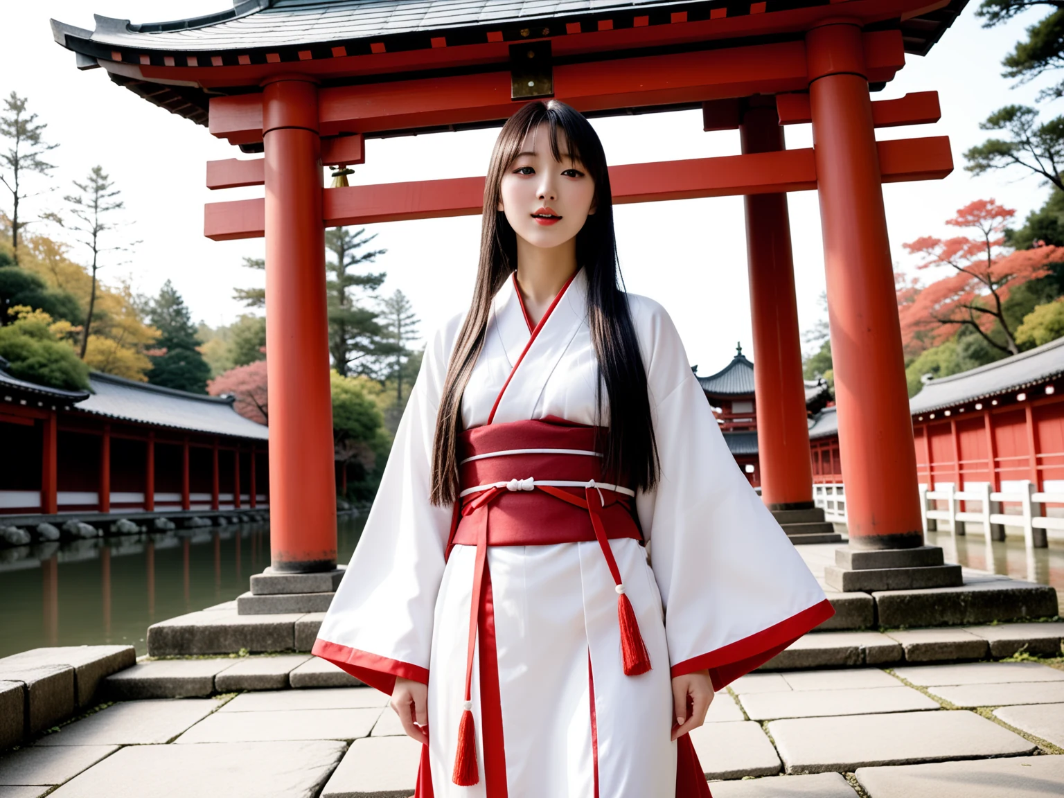 たまらん｜巫女の神社誘惑｜無料AIエロ画像32枚 2/32