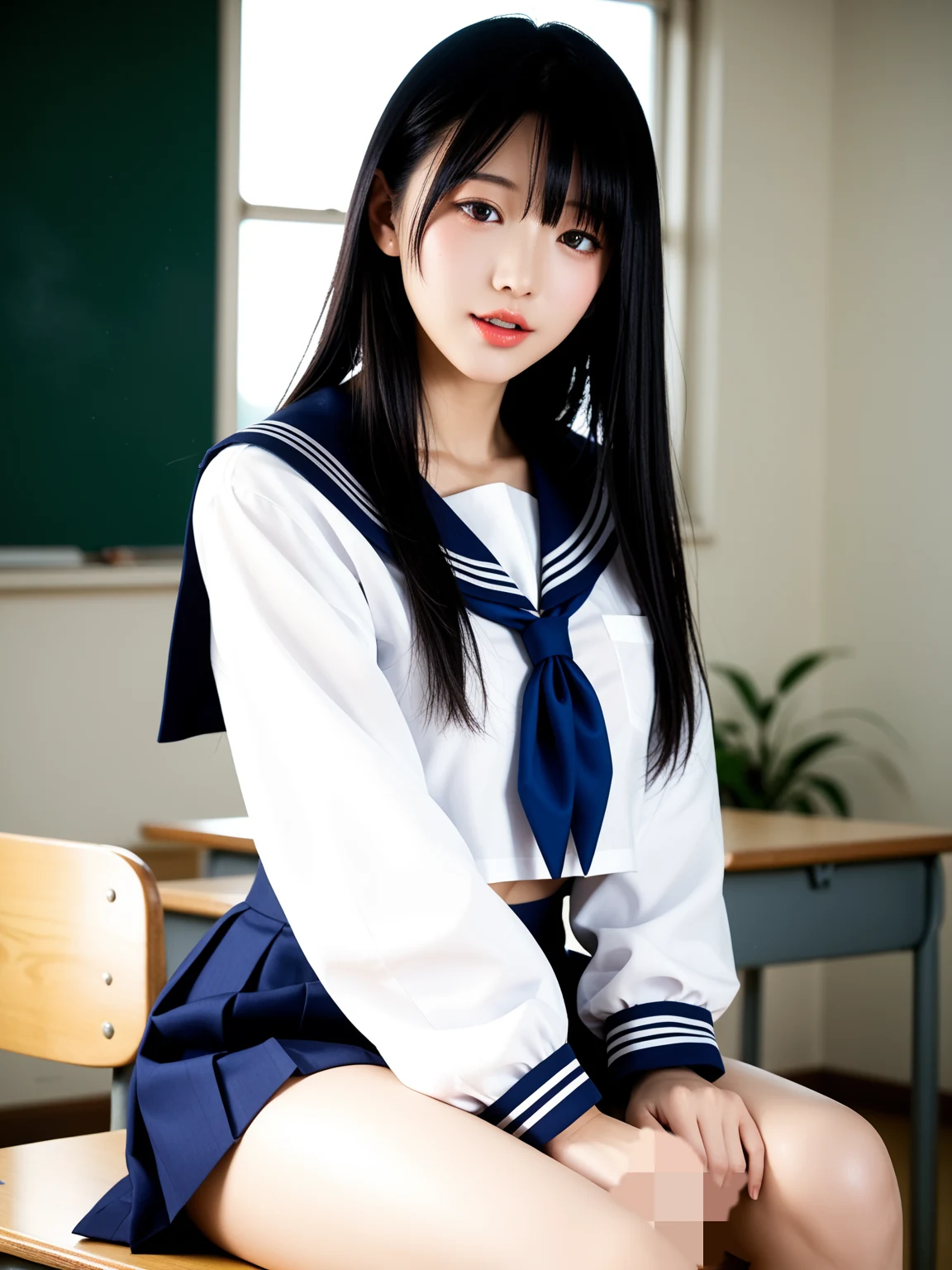 Hot: Sailor Schoolgirl Classroom Seduction — Free AI Porn 28 Pics (18+) 4/28