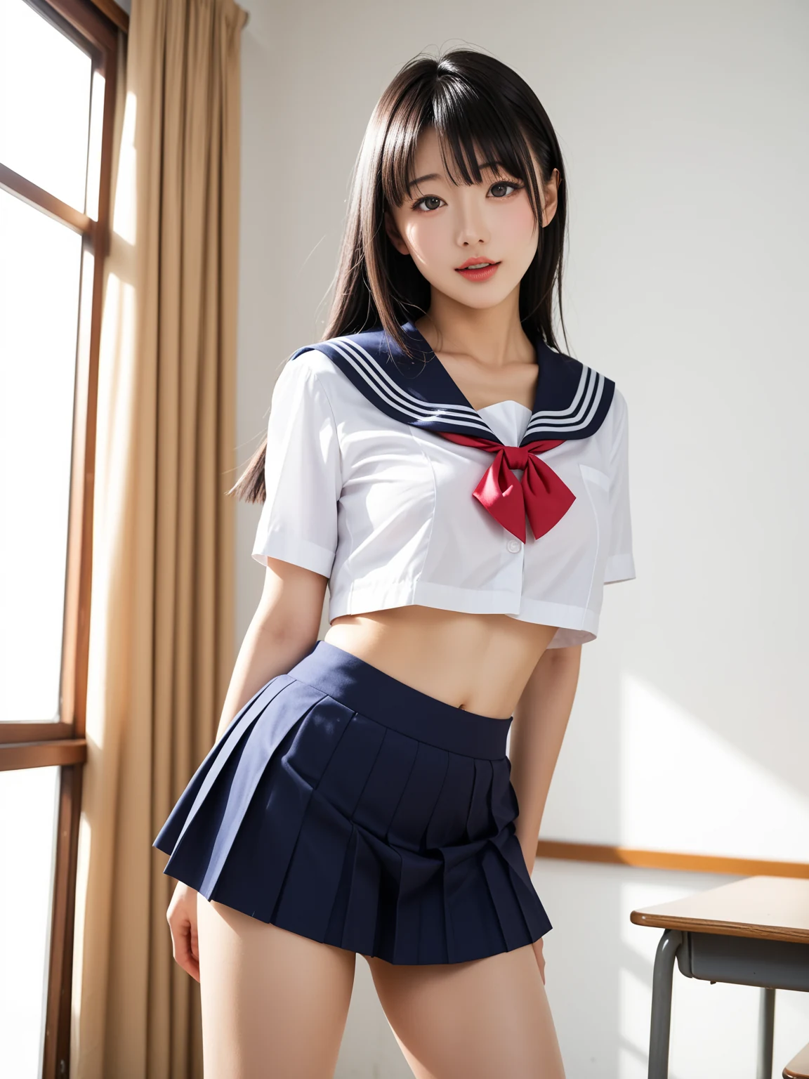 Hot: Sailor Schoolgirl Classroom Seduction — Free AI Porn 28 Pics (18+) 8/28